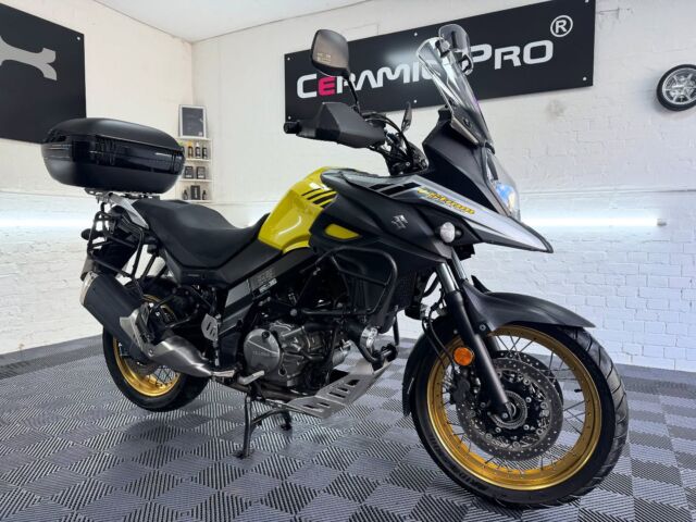 Suzuki V-Strom 650 in for decontamination and Ceramic Pro Care+ protection, applied to all paintwork, plastics and exposed surfaces, making future maintenance a breeze. Considering this bike is a 2018 model it looks like it could have just left the factory......#parxdetailing #adventuretourer #vstrom #suzuki #paintprotection #ceramicpro #detailingsussex #detailing #backtonew