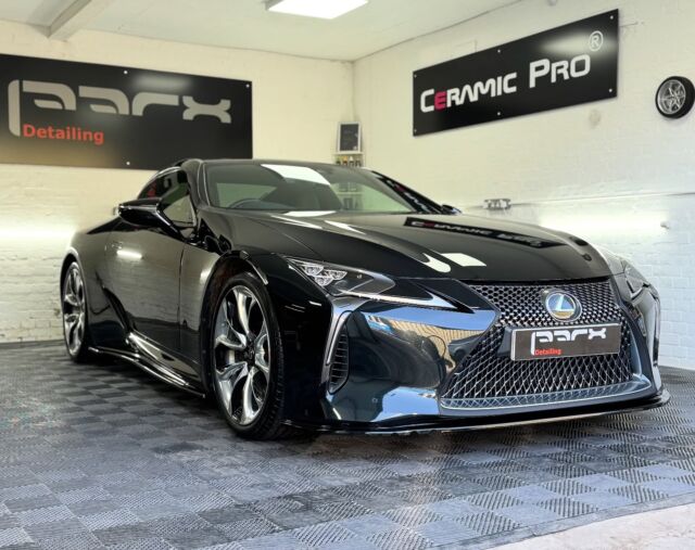 Lexus LC500 - In recently for our 'Level 1 Paint Enhancement Detail' to remove surface defects and restore paint clarity and depth. Following 'major' decontamination, we used @cartecuk Final Cut 9000, with multiple passes on some panels, to achieve the best possible results from our 'single stage correction' service.Absolutely love the lines and contours of this LC500 and paint colour complements the shape perfectly.......#parxdetailing #lexus #lexuslc500 #detailing #cars #ceramiccoating #paintcorrection #detailingsussex #supercars #transformation #lfa #sussex #itsallinthedetail