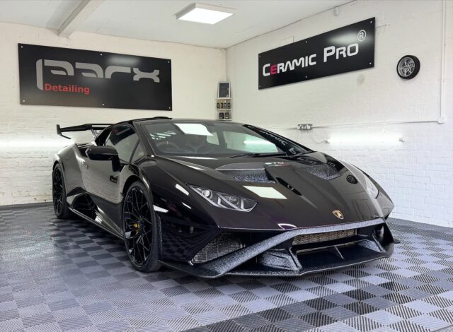 Lamborghini Huracan STO in for PPF Ceramic Coating. The flexible Ceramic coating we use is designed to enhance the performance of the paint protection film (PPF) and vinyl wrap, by chemically bonding and becoming the permanent surface of the film, protecting it from the elements.☎️ Contact us today to discuss the best protection for your paintwork, PPF, wrap or interior.......#parxdetailing #detailing #ceramiccoating #paintprotectionfilm #profilm #lamborghini #lamborghinihuracán #sto #cars #dreamcars #ppfcoating #detailingsussex #detailinghaywardsheath#luxury #carporn